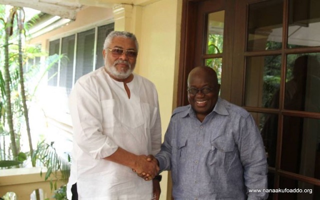 President Akufo-Addo and President Jerry John Rawlings